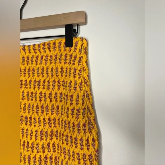 J Crew - Smocked skirt in sunny block print NWT Size 2 - Picture 5 of 10